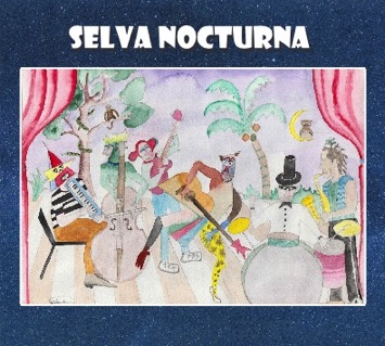 CD-Cover: Selva nocturna, Aquarell einer nächtlichen Bühnenszene